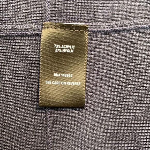 𝅺torrid Blue Mixed Stitch Sleeveless Back Zip Sweater Dress Sz 10 - Picture 13 of 13